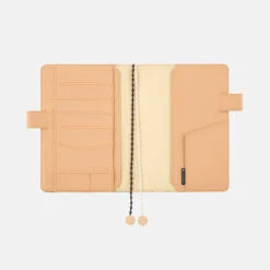 Mina Perhonen: Anone-Anone Black A5 Hobonichi Techo [COVER ONLY] -Stationery Shop hobonichi mina perhonen anone anone black a5 hobon 2