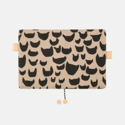 Mina Perhonen: Anone-Anone Black A5 Hobonichi Techo [COVER ONLY] -Stationery Shop hobonichi mina perhonen anone anone black a5 hobon 3