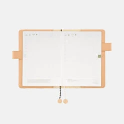 Mina Perhonen: Anone-Anone Black A5 Hobonichi Techo [COVER ONLY] -Stationery Shop hobonichi mina perhonen anone anone black a5 hobon 6