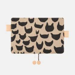 Mina Perhonen: Anone-Anone Black A6 Hobonichi Techo [COVER ONLY] -Stationery Shop hobonichi mina perhonen anone anone black a6 hobon 3