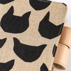 Mina Perhonen: Anone-Anone Black A6 Hobonichi Techo [COVER ONLY] -Stationery Shop hobonichi mina perhonen anone anone black a6 hobon 4