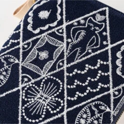 Mina Perhonen: Symphony Navy A6 Hobonichi Techo [COVER ONLY] -Stationery Shop hobonichi mina perhonen symphony navy a6 hobonichi 4