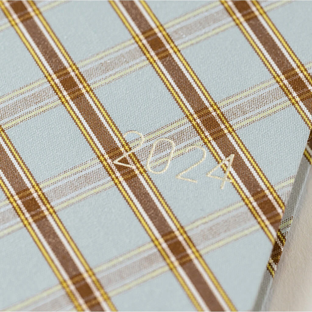 Shirt Fabric: Relaxing Plaid Weeks 2024 Hobonichi Techo 6 Shirt Fabric: Relaxing Plaid Weeks 2024 Hobonichi Techo - Image 6