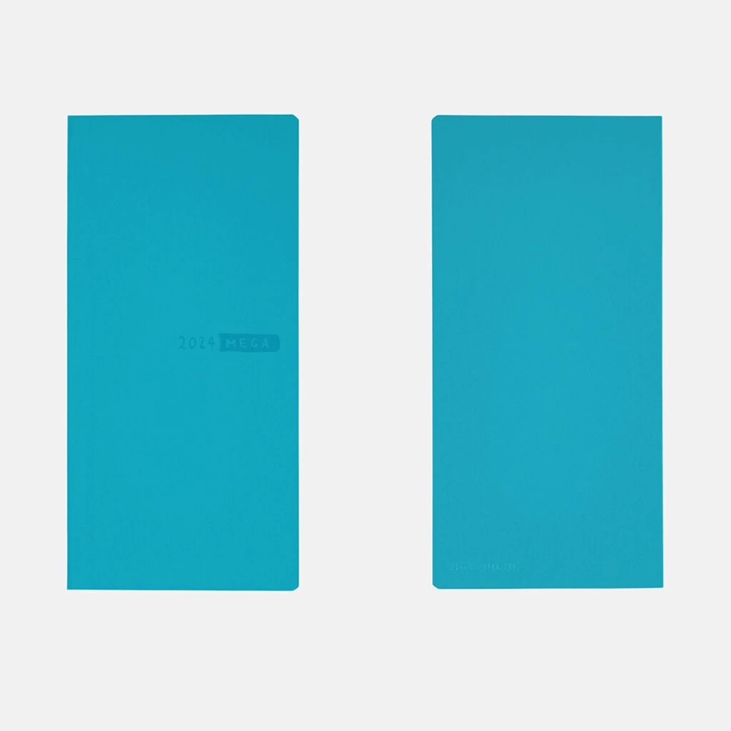 Sneaker: Aqua Blue Weeks MEGA Hobonichi Techo 2 Sneaker: Aqua Blue Weeks MEGA Hobonichi Techo - Image 2