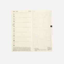 Sneaker: Aqua Blue Weeks MEGA Hobonichi Techo 12 Sneaker: Aqua Blue Weeks MEGA Hobonichi Techo -Stationery Shop hobonichi sneaker aqua blue weeks mega hobonichi t 2