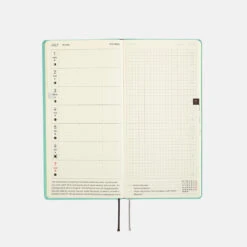 [sold Out] Paper Series: Pale Blue-Green Weeks 2024 Hobonichi Techo -Stationery Shop hobonichi sold out paper series pale blue green we 2