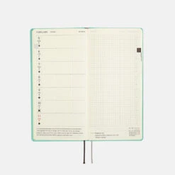 [sold Out] Paper Series: Pale Blue-Green Weeks 2024 Hobonichi Techo -Stationery Shop hobonichi sold out paper series pale blue green we 3