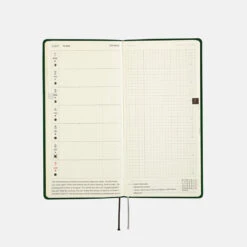 [sold Out] Smooth: Forest Green Weeks 2024 Hobonichi Techo -Stationery Shop hobonichi sold out smooth forest green weeks 2024 3
