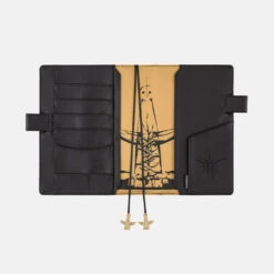 Taro Okamoto: Golden Mask A5 Hobonichi Techo [COVER ONLY] -Stationery Shop hobonichi taro okamoto golden mask a5 hobonichi te 2