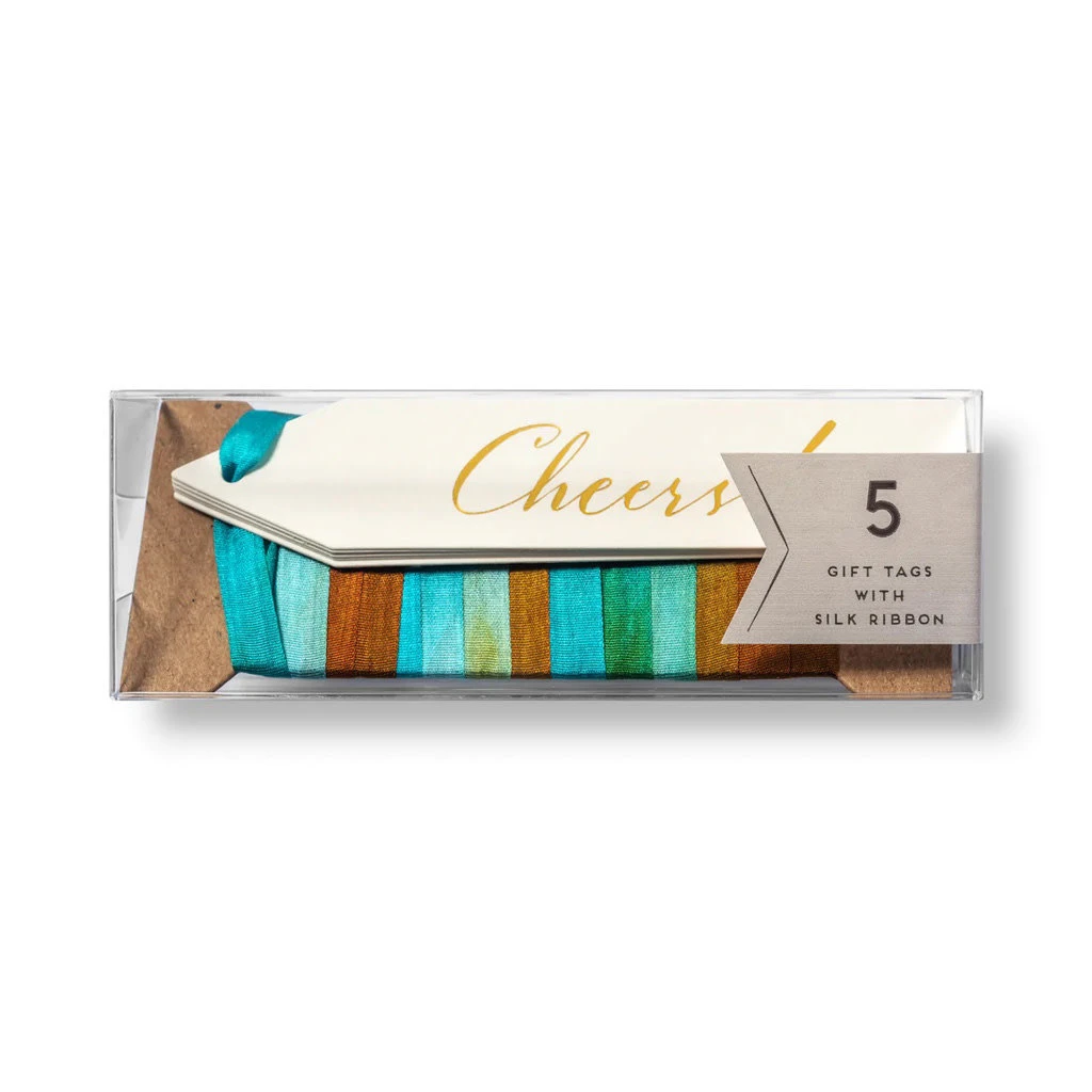 Cheers Letterpress Gift Tags 2 Cheers Letterpress Gift Tags - Image 2