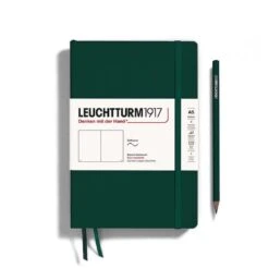 A5 Medium Softcover Notebook Forest Green -Stationery Shop leuchtturm a5 medium softcover notebook forest gre 2