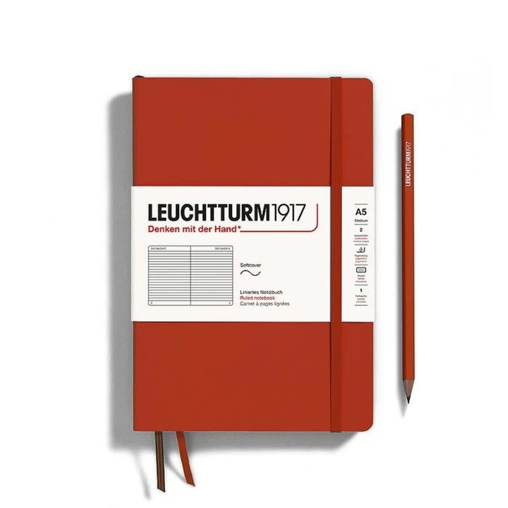 A5 Medium Softcover Notebook Fox Red 2 A5 Medium Softcover Notebook Fox Red - Image 2