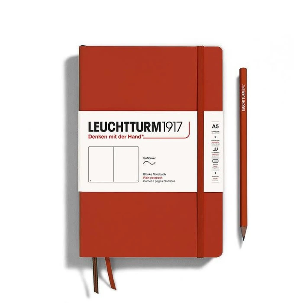 A5 Medium Softcover Notebook Fox Red 3 A5 Medium Softcover Notebook Fox Red - Image 3