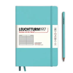 Leuchtturm A5 Medium Notebook Aquamarine Ruled