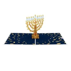 Menorah Pop-Up Card