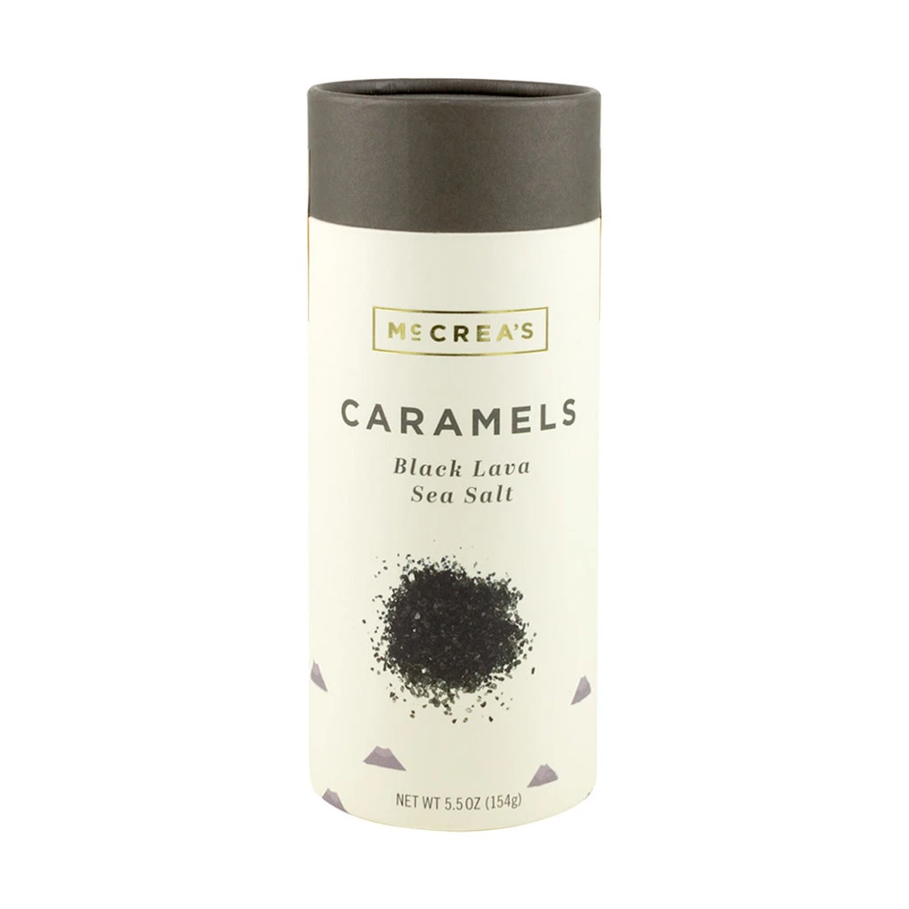 Black Lava Sea Salt Caramels - Sleeve 5.5oz 1 Black Lava Sea Salt Caramels - Sleeve 5.5oz