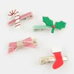 Meri-Meri Christmas Icon Hair Clips -Stationery Shop meri meri christmas icon hair clips 2