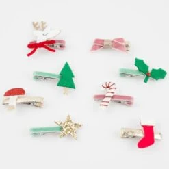 Meri-Meri Christmas Icon Hair Clips -Stationery Shop meri meri christmas icon hair clips 3