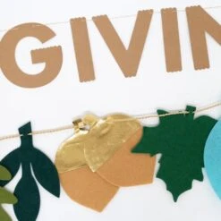 Meri-Meri Felt Leaves Thanksgiving Garland 11 Meri-Meri Felt Leaves Thanksgiving Garland -Stationery Shop meri meri felt leaves thanksgiving garland 5