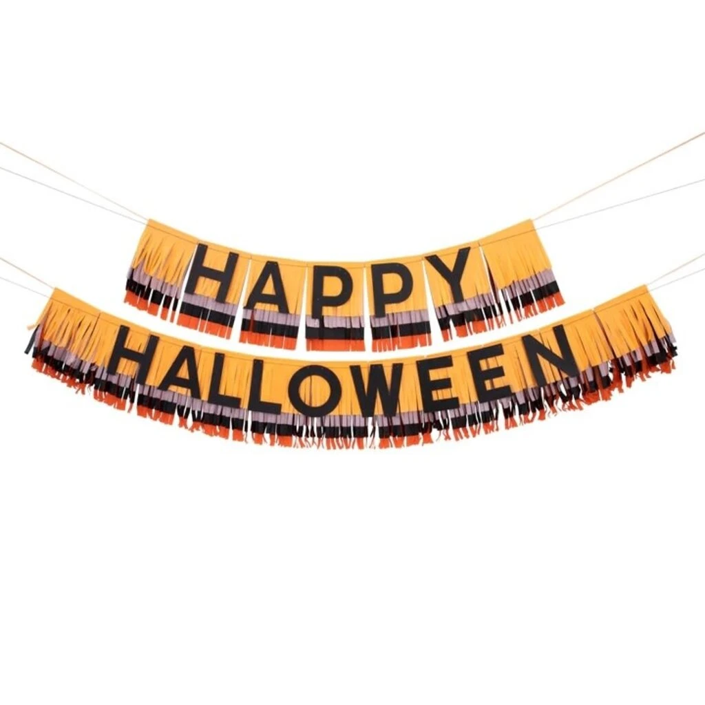 Meri-Meri Halloween Fringe Garland 2 Meri-Meri Halloween Fringe Garland - Image 2