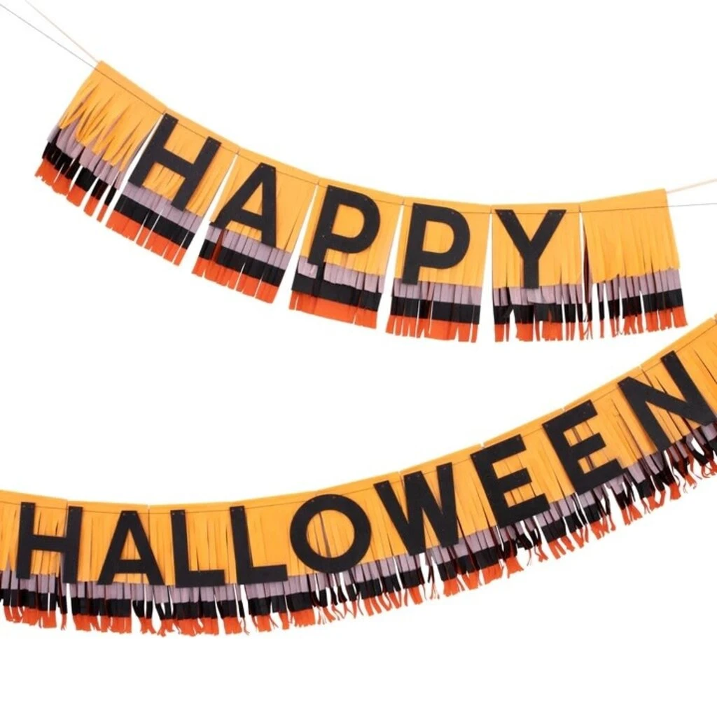 Meri-Meri Halloween Fringe Garland 1 Meri-Meri Halloween Fringe Garland