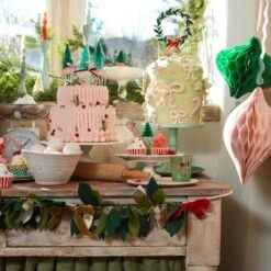 Meri-Meri Paper Festive Foliage Garland -Stationery Shop meri meri paper festive foliage garland 3