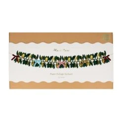 Meri-Meri Paper Festive Foliage Garland -Stationery Shop meri meri paper festive foliage garland 4