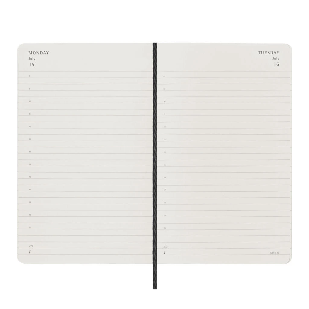 Moleskine 2024 Daily Diary Softcover Planner - Large Black 3 Moleskine 2024 Daily Diary Softcover Planner - Large Black - Image 3