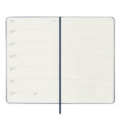Moleskine 2024 Weekly Hardcover Planner Notebook - Large Navy -Stationery Shop moleskine 2024 weekly hardcover planner notebook l 2