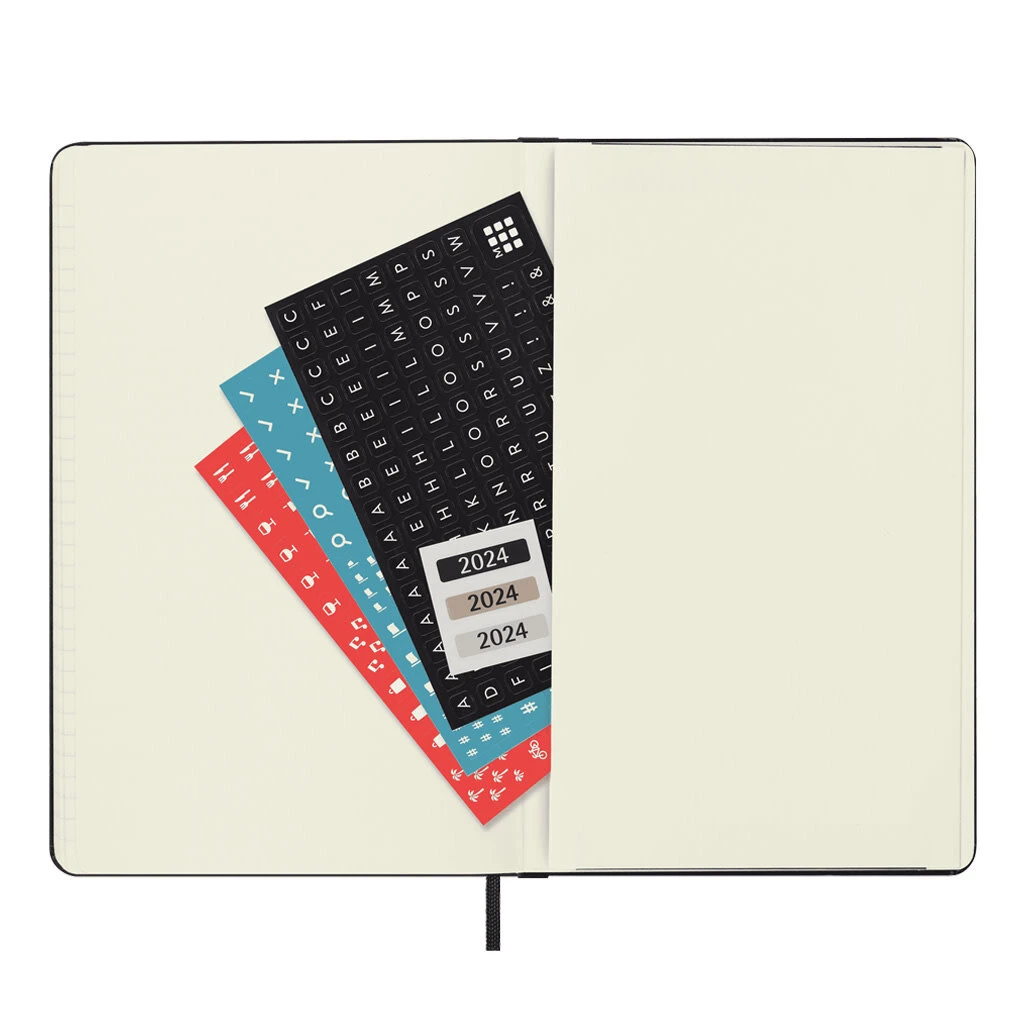 Moleskine 2024 Weekly Horizontal Hardcover Planner - Large Black 5 Moleskine 2024 Weekly Horizontal Hardcover Planner - Large Black - Image 5