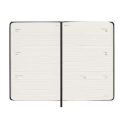 Moleskine 2024 Weekly Horizontal Hardcover Planner - Small Black 12 Moleskine 2024 Weekly Horizontal Hardcover Planner - Small Black -Stationery Shop moleskine 2024 weekly horizontal hardcover planner 2