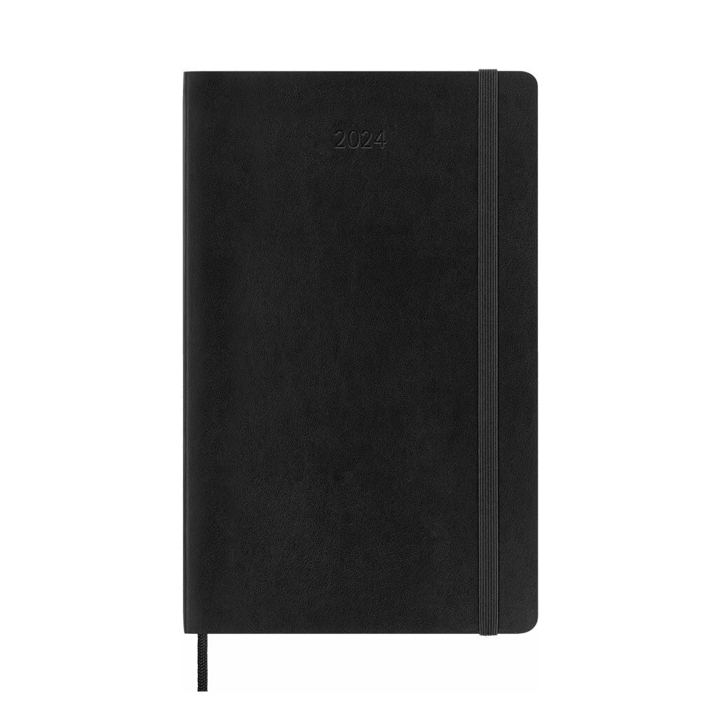 Moleskine 2024 Weekly Softcover Planner Notebook - Large Black 6 Moleskine 2024 Weekly Softcover Planner Notebook - Large Black - Image 6