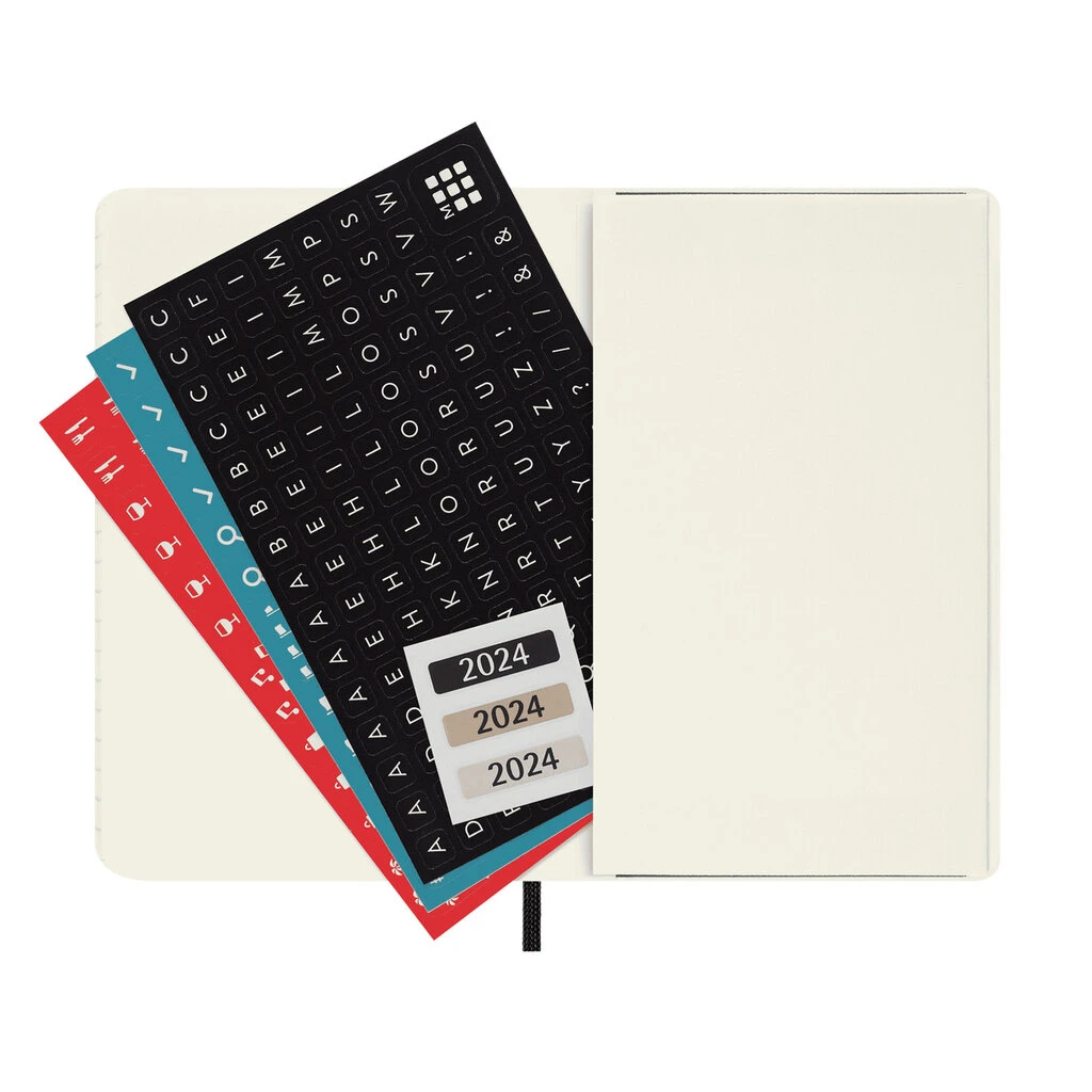 Moleskine 2024 Weekly Softcover Planner Notebook - Small Black 9 Moleskine 2024 Weekly Softcover Planner Notebook - Small Black - Image 9