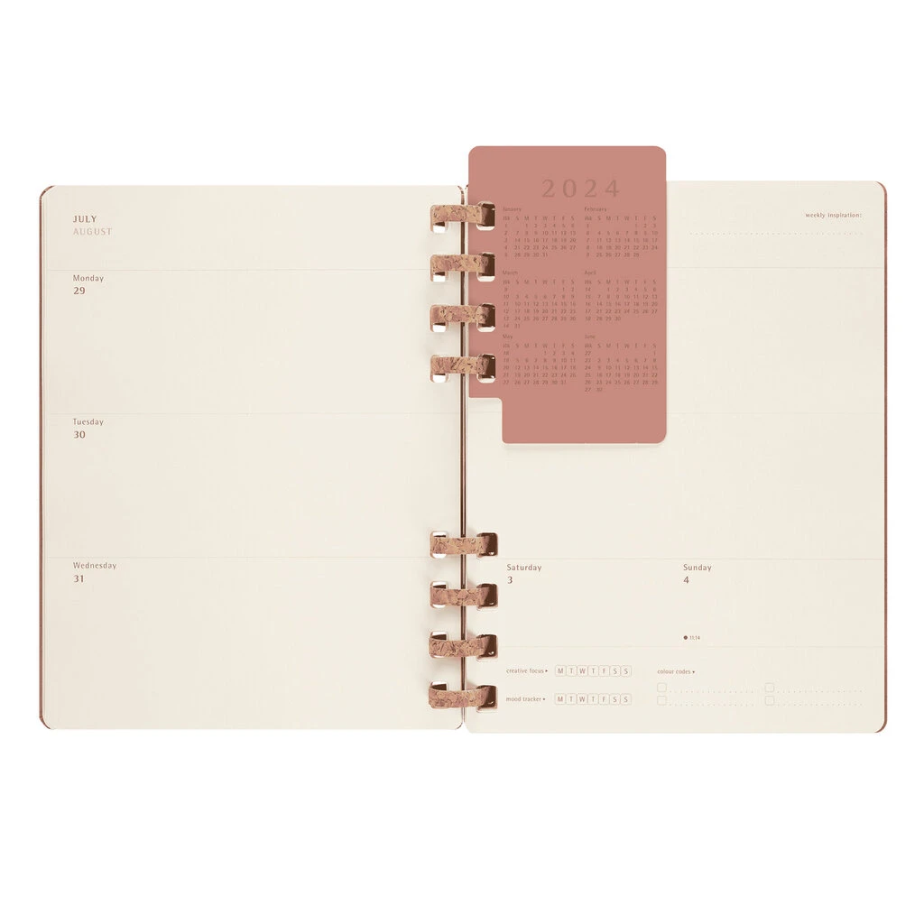 Moleskine Almond Weekly And Monthly Life Planner 2024 6 Moleskine Almond Weekly And Monthly Life Planner 2024 - Image 6