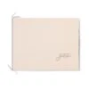 Blush Handmade Paper Letterpress Guest Book