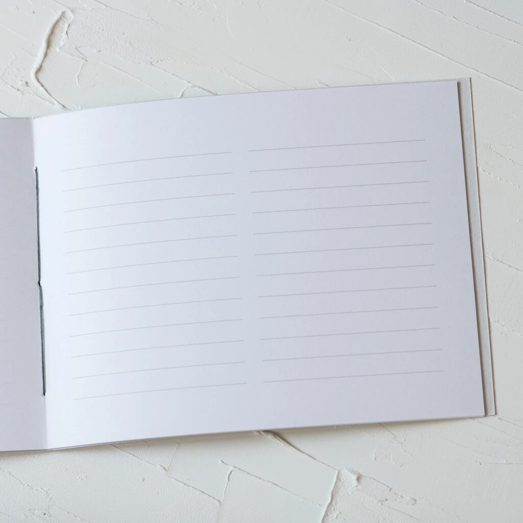 Stone Handmade Paper Letterpress Guest Book 4 Stone Handmade Paper Letterpress Guest Book - Image 4