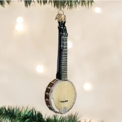 Banjo Ornament -Stationery Shop old world christmas banjo ornament 2