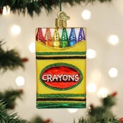 Box Of Crayons Ornament 7 Box Of Crayons Ornament -Stationery Shop old world christmas box of crayons ornament 3