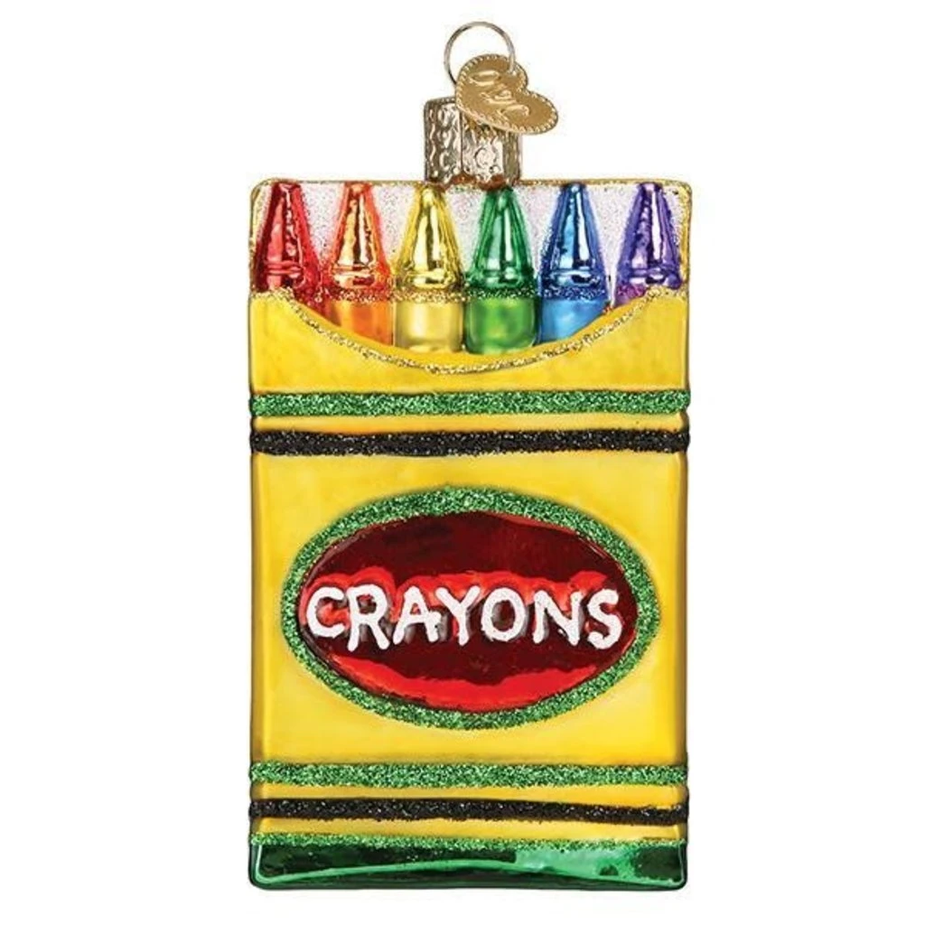 Box Of Crayons Ornament 1 Box Of Crayons Ornament