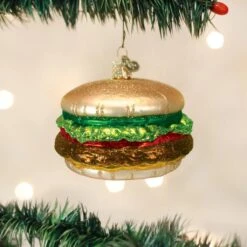 Cheeseburger Ornament -Stationery Shop old world christmas cheeseburger ornament 2