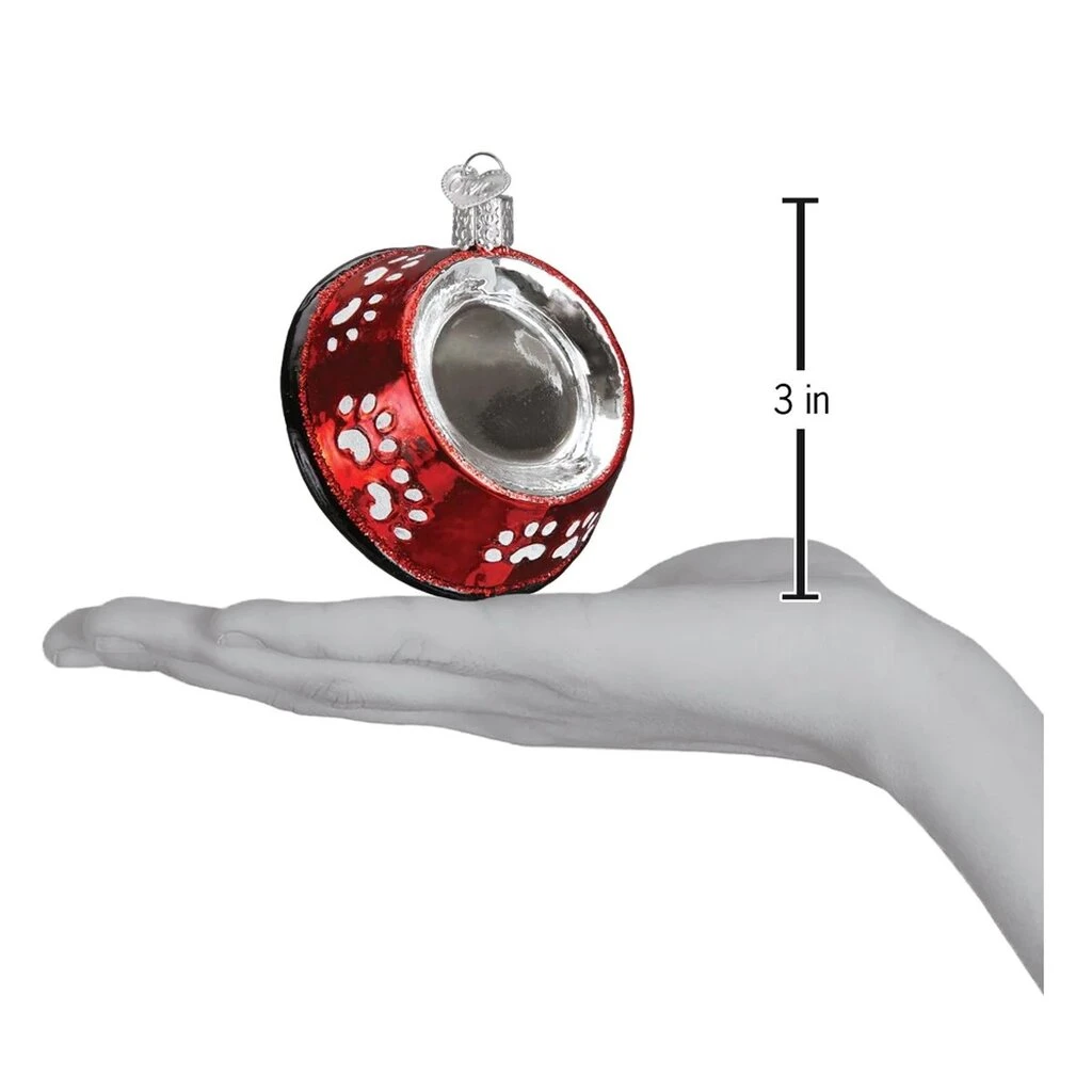 Dog Bowl Ornament 2 Dog Bowl Ornament - Image 2