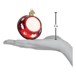 Kitty Bowl Ornament -Stationery Shop old world christmas kitty bowl ornament 1