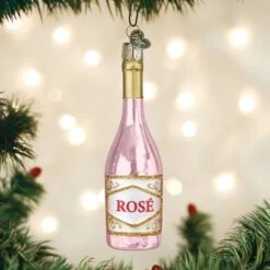 Rosé Wine Ornament -Stationery Shop old world christmas rose wine ornament 2