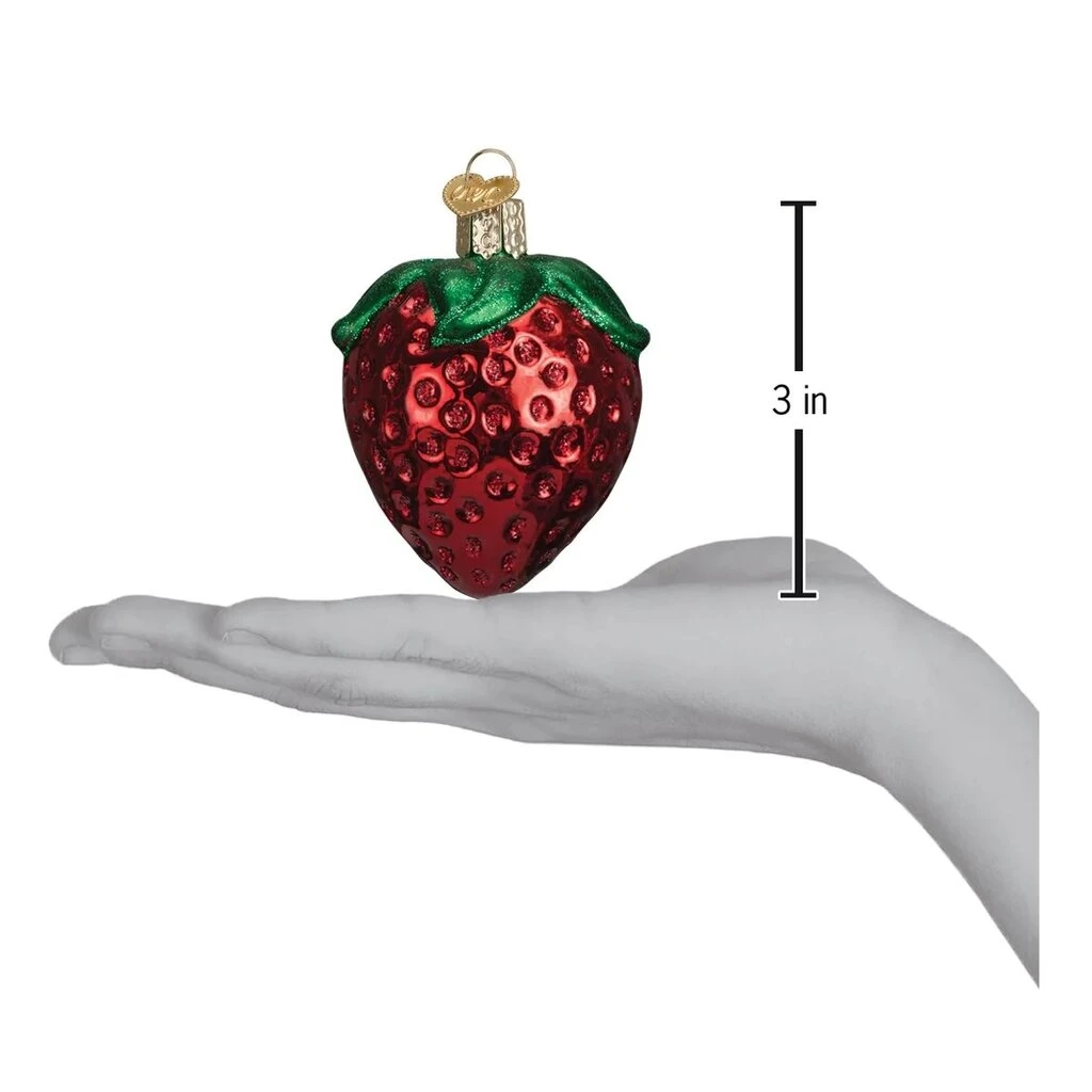 Summer Strawberry Ornament 2 Summer Strawberry Ornament - Image 2