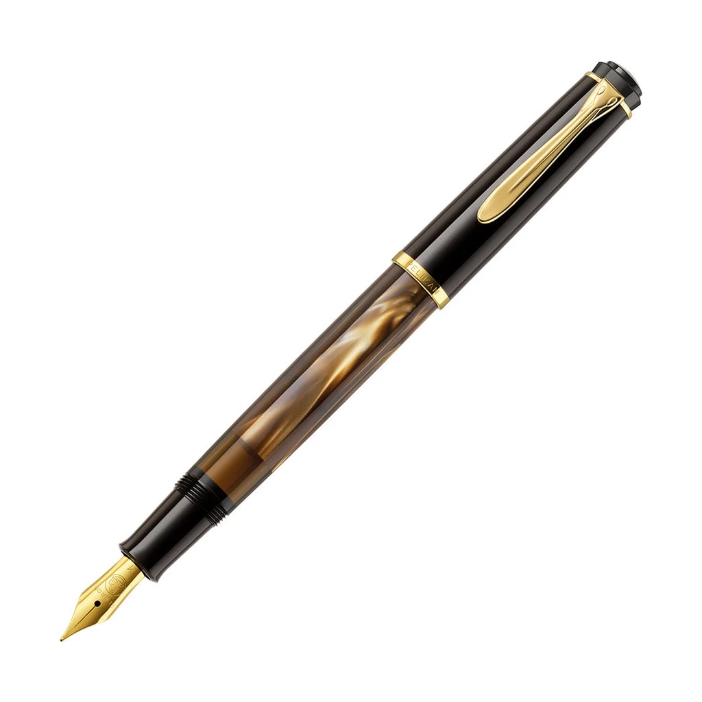 Pelikan M200 Brown Marble Fountain Pen 3 Pelikan M200 Brown Marble Fountain Pen - Image 3