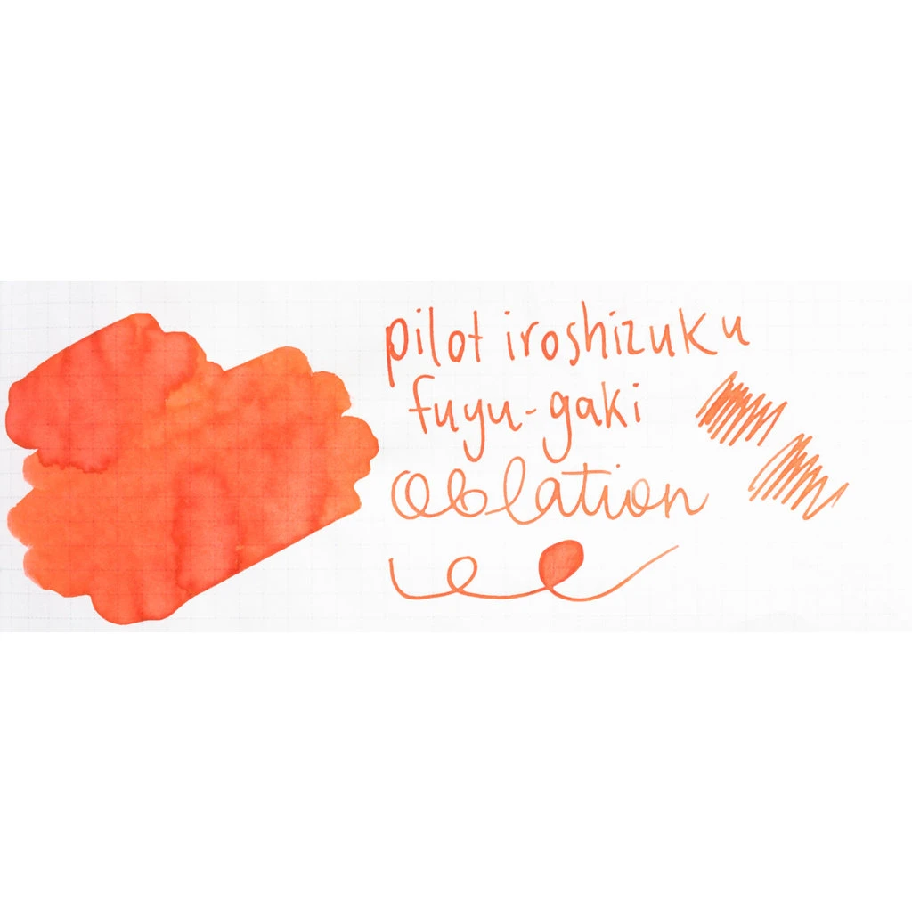 Pilot Iroshizuku Fuyu-gaki Bottled Ink 50ml 2 Pilot Iroshizuku Fuyu-gaki Bottled Ink 50ml - Image 2