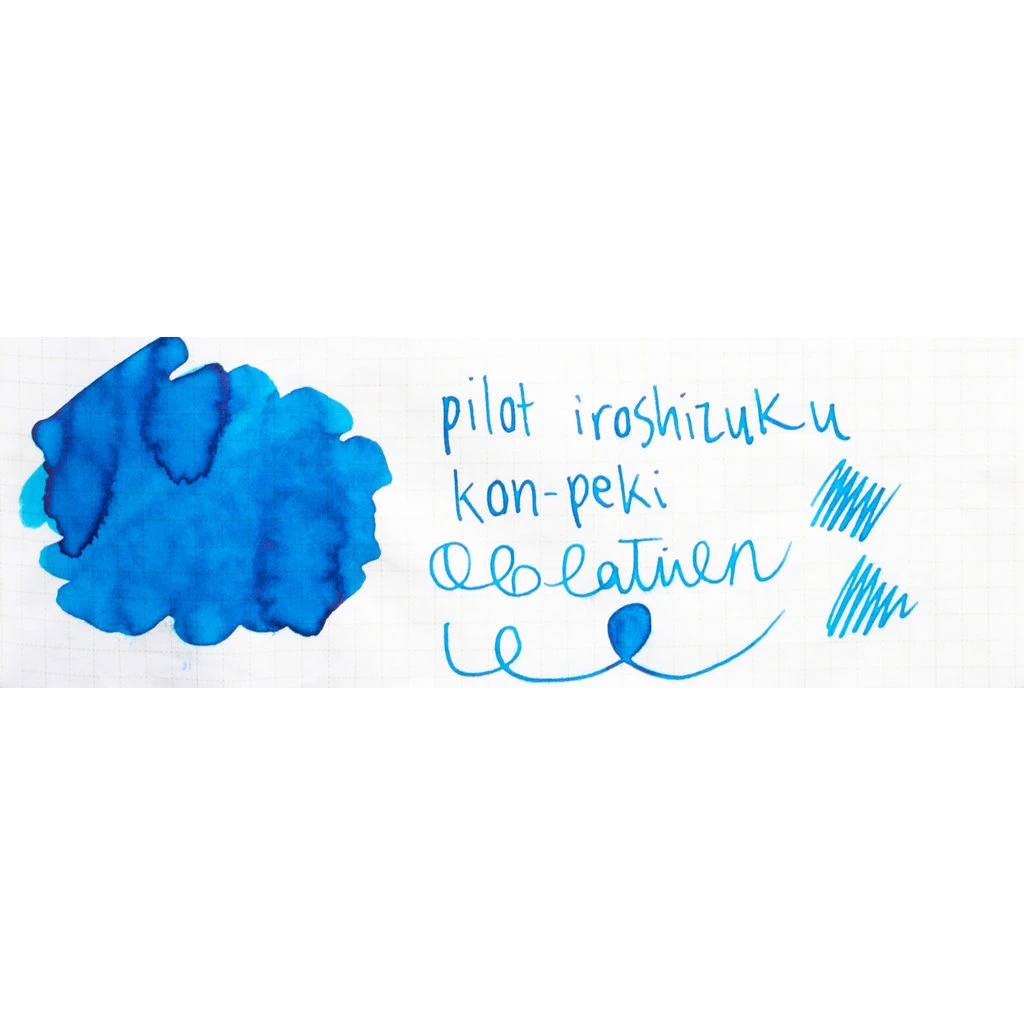 Pilot Iroshizuku Kon-peki Bottled Ink 50ml 2 Pilot Iroshizuku Kon-peki Bottled Ink 50ml - Image 2