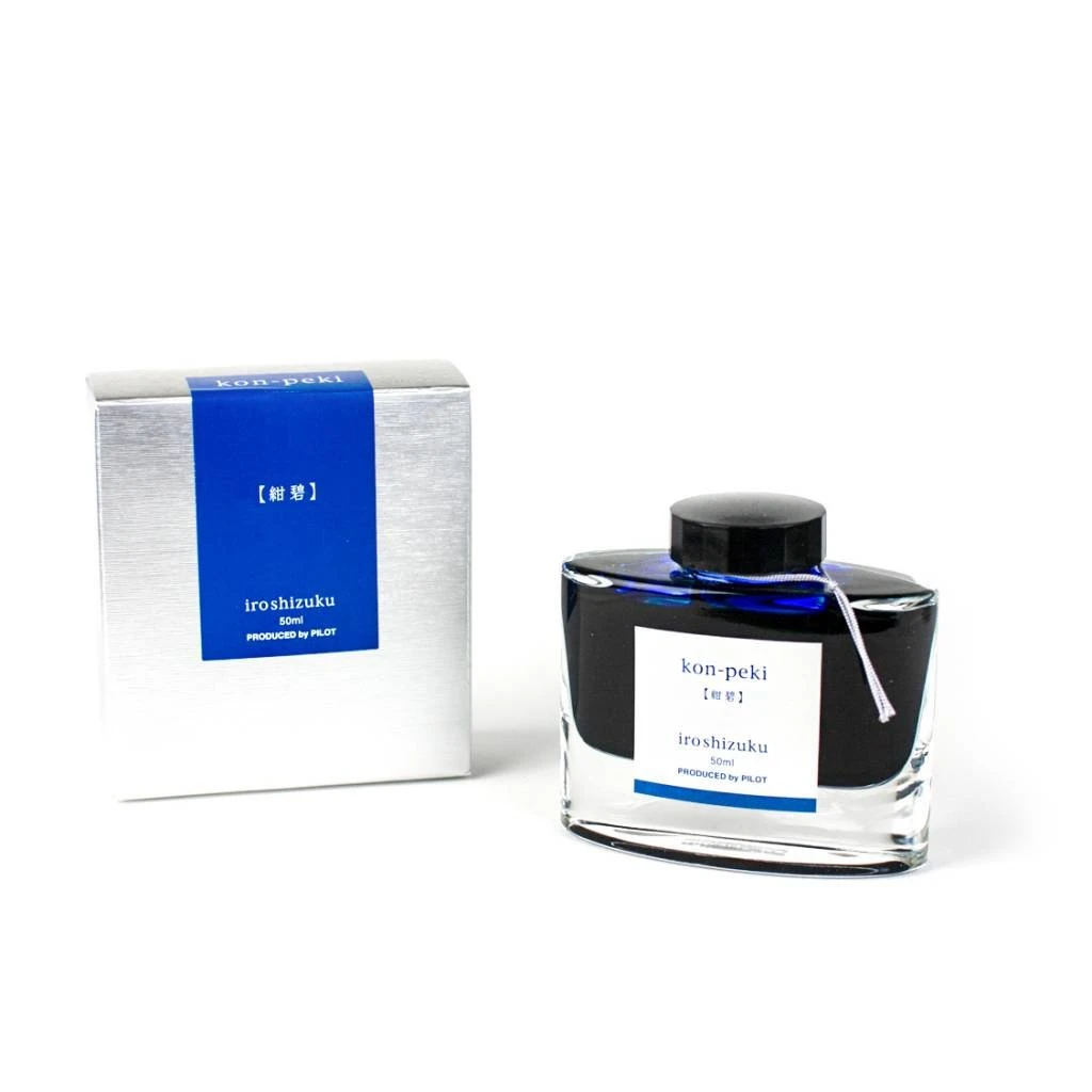 Pilot Iroshizuku Kon-peki Bottled Ink 50ml 3 Pilot Iroshizuku Kon-peki Bottled Ink 50ml - Image 3