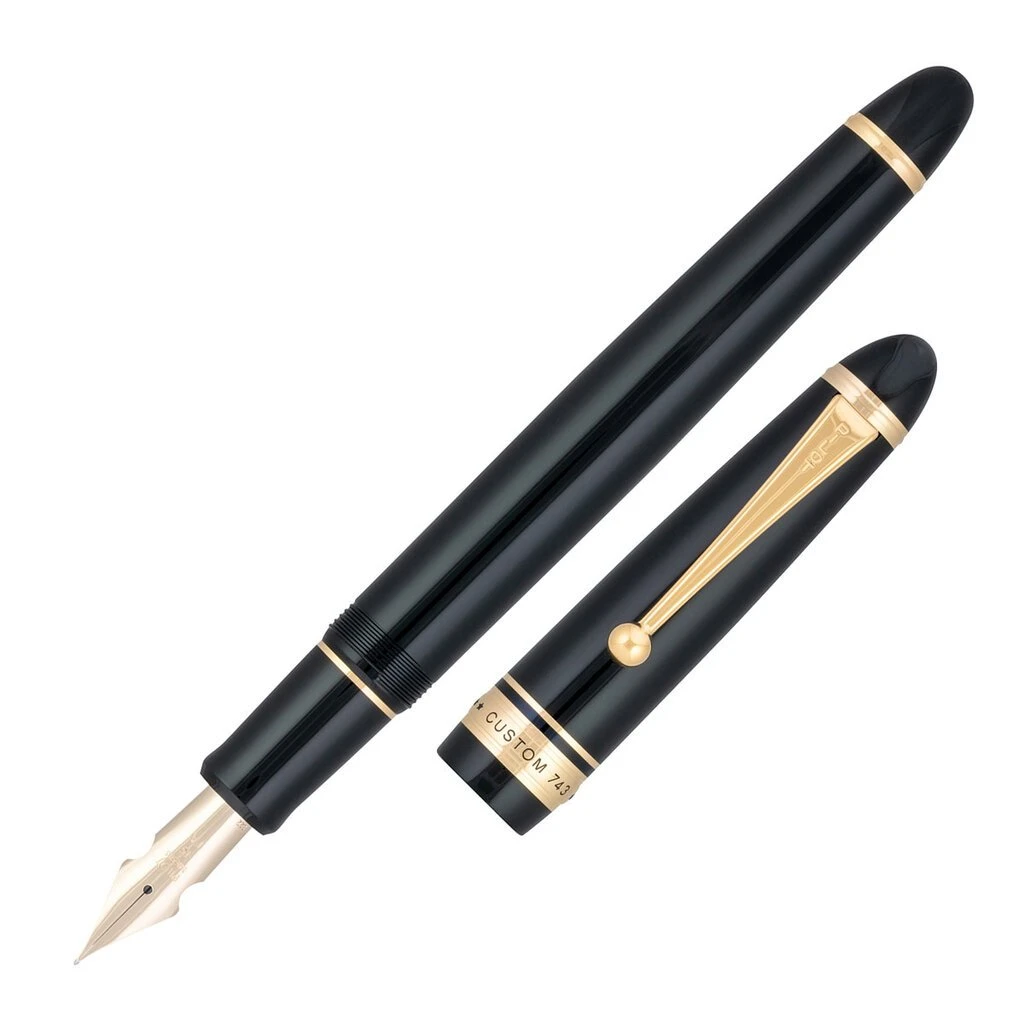Pilot Custom 743 Black Fountain Pen 8 Pilot Custom 743 Black Fountain Pen - Image 8