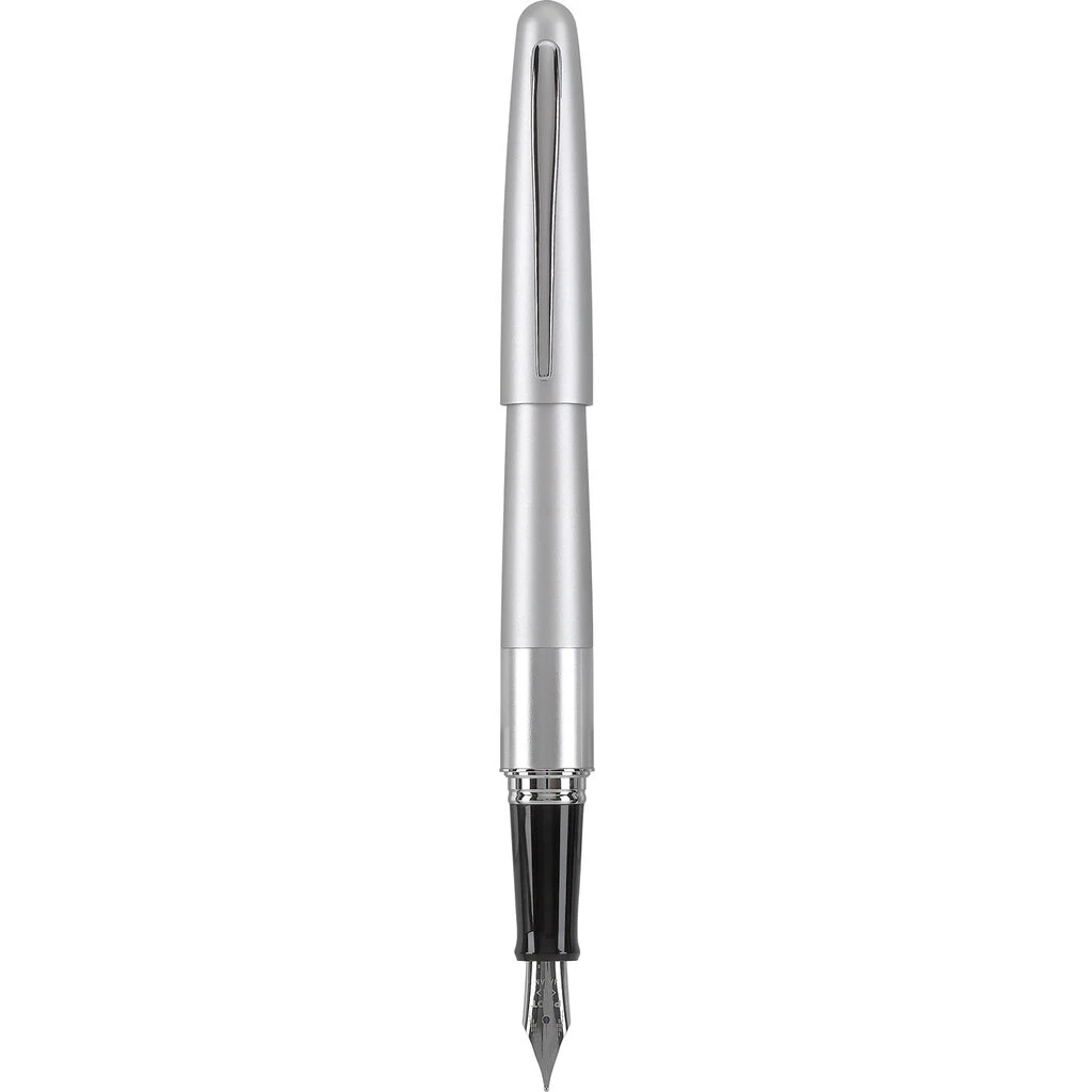 Pilot Metropolitan Silver Fountain Pen 2 Pilot Metropolitan Silver Fountain Pen - Image 2